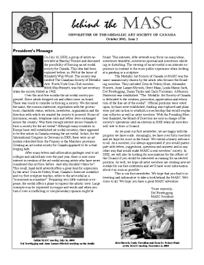behind the MASC issue #1